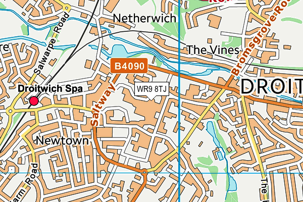 WR9 8TJ map - OS VectorMap District (Ordnance Survey)