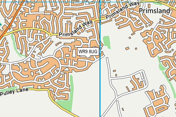 WR9 8UG map - OS VectorMap District (Ordnance Survey)