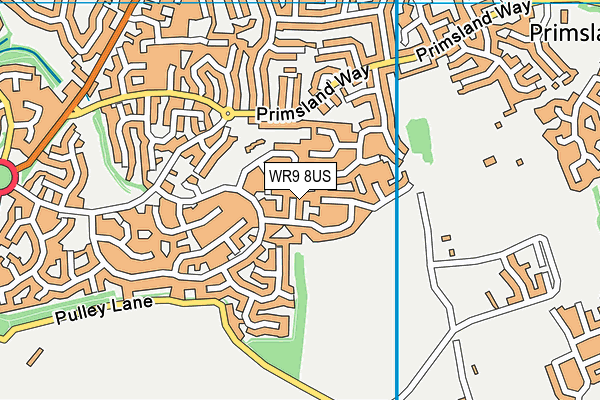 WR9 8US map - OS VectorMap District (Ordnance Survey)