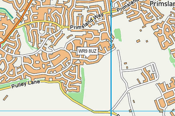 WR9 8UZ map - OS VectorMap District (Ordnance Survey)