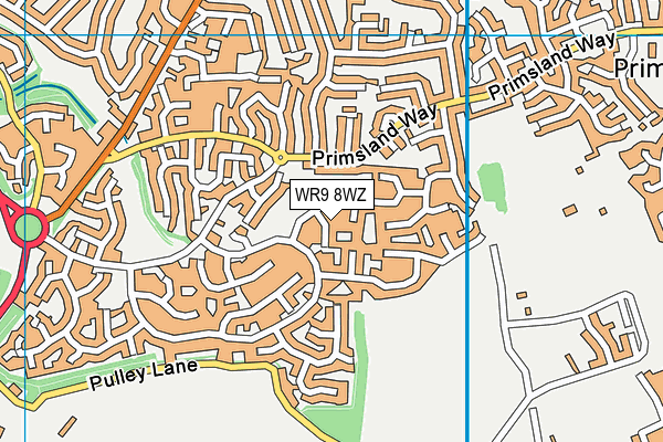 WR9 8WZ map - OS VectorMap District (Ordnance Survey)