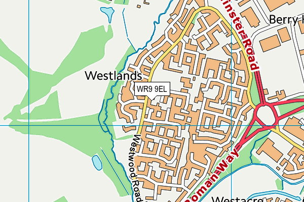 WR9 9EL map - OS VectorMap District (Ordnance Survey)