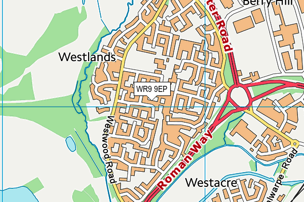 WR9 9EP map - OS VectorMap District (Ordnance Survey)