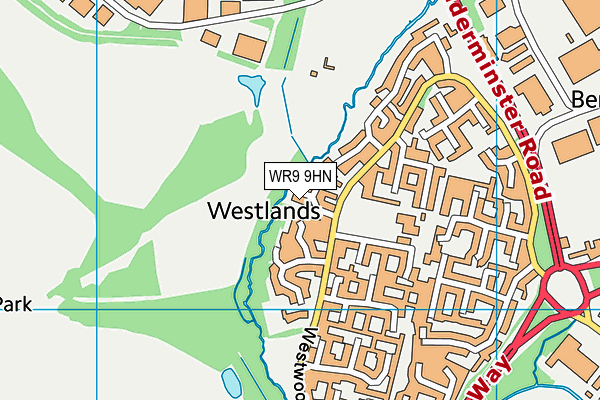 WR9 9HN map - OS VectorMap District (Ordnance Survey)