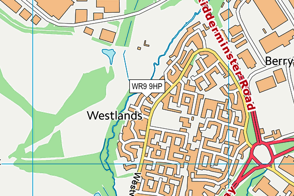 WR9 9HP map - OS VectorMap District (Ordnance Survey)