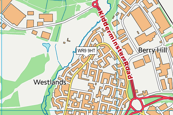 WR9 9HT map - OS VectorMap District (Ordnance Survey)