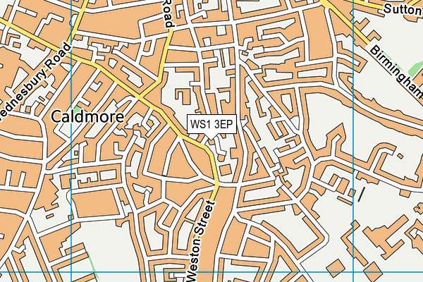 WS1 3EP map - OS VectorMap District (Ordnance Survey)