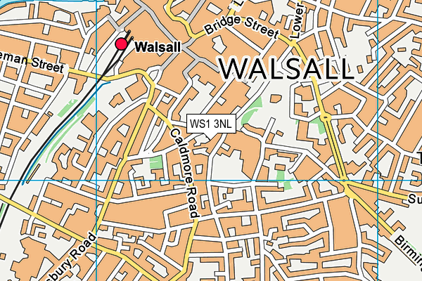 WS1 3NL map - OS VectorMap District (Ordnance Survey)