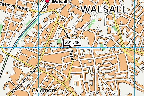 WS1 3NR map - OS VectorMap District (Ordnance Survey)