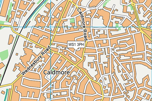 WS1 3PH map - OS VectorMap District (Ordnance Survey)