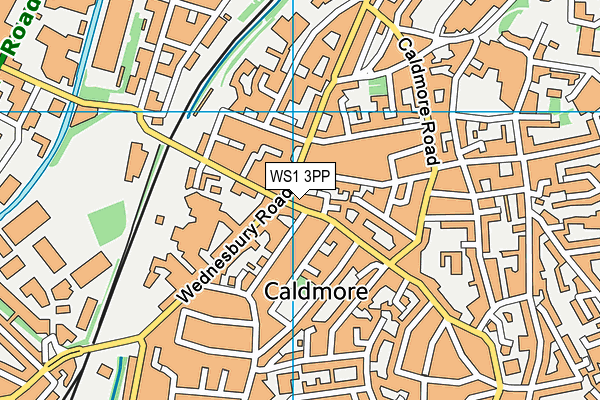 WS1 3PP map - OS VectorMap District (Ordnance Survey)