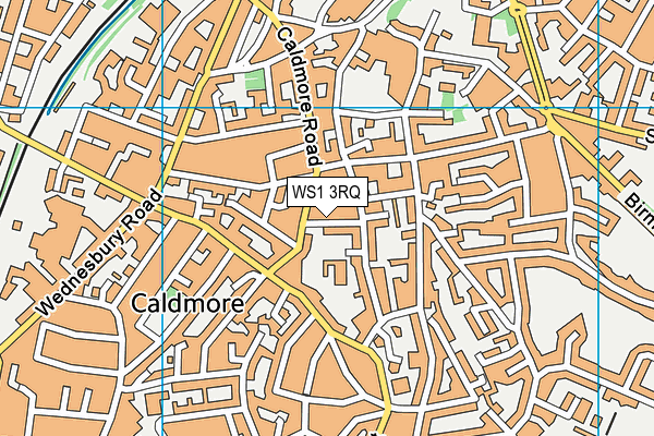 WS1 3RQ map - OS VectorMap District (Ordnance Survey)