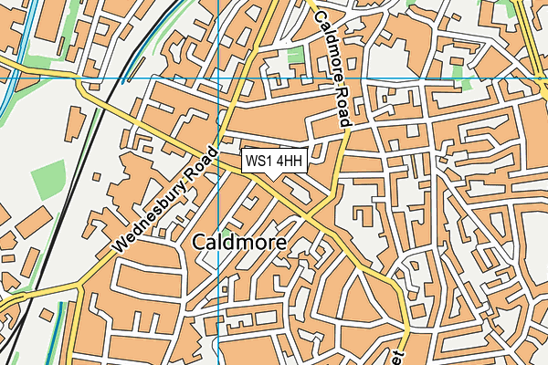 WS1 4HH map - OS VectorMap District (Ordnance Survey)