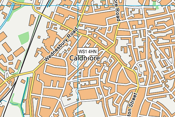 WS1 4HN map - OS VectorMap District (Ordnance Survey)