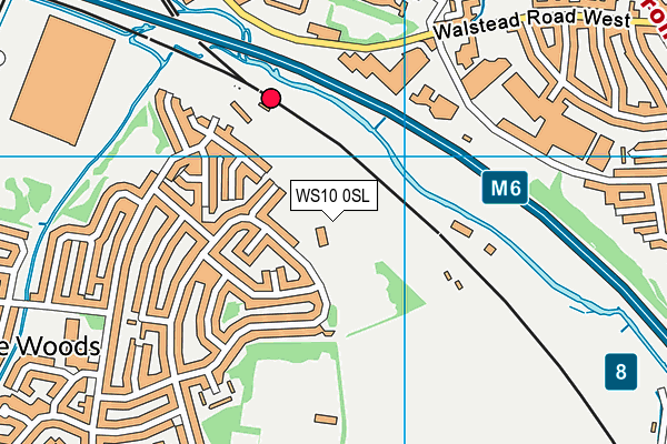 WS10 0SL map - OS VectorMap District (Ordnance Survey)