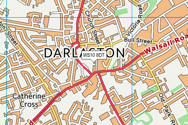 WS10 8DT map - OS VectorMap District (Ordnance Survey)