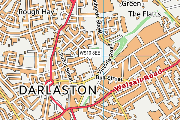 WS10 8EE map - OS VectorMap District (Ordnance Survey)