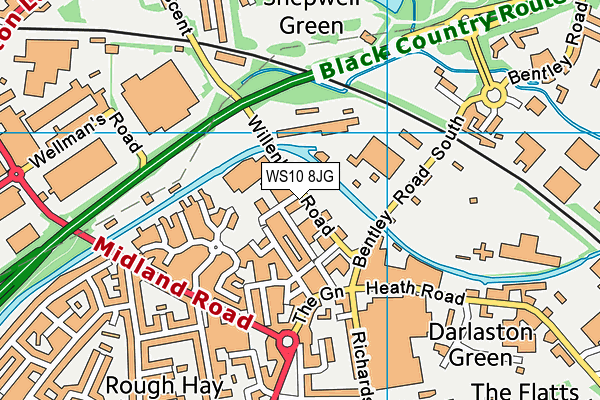 Map of GIBSON TRADING LIMITED at district scale