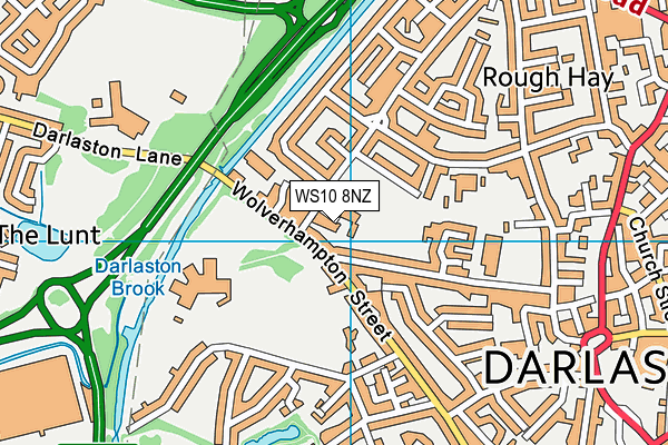 WS10 8NZ map - OS VectorMap District (Ordnance Survey)
