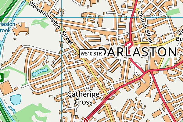 WS10 8TR map - OS VectorMap District (Ordnance Survey)