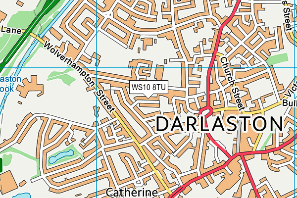WS10 8TU map - OS VectorMap District (Ordnance Survey)