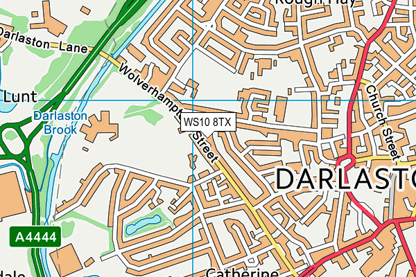 WS10 8TX map - OS VectorMap District (Ordnance Survey)