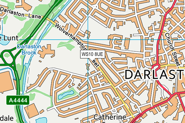 WS10 8UE map - OS VectorMap District (Ordnance Survey)