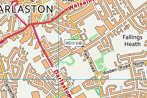 WS10 9JB map - OS VectorMap District (Ordnance Survey)