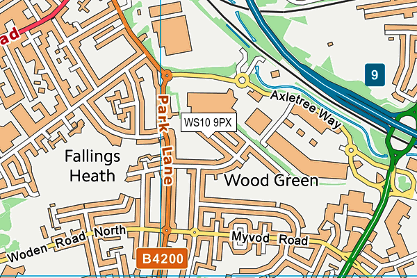 Map of VS BAINS LTD at district scale