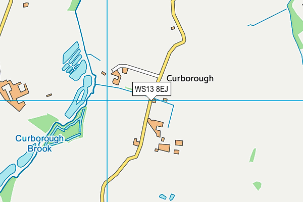 WS13 8EJ map - OS VectorMap District (Ordnance Survey)