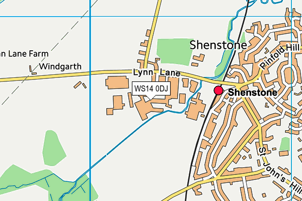 Map of STAFFORDSHIRE REFRIGERATION AND AIR CONDITIONING LTD at district scale