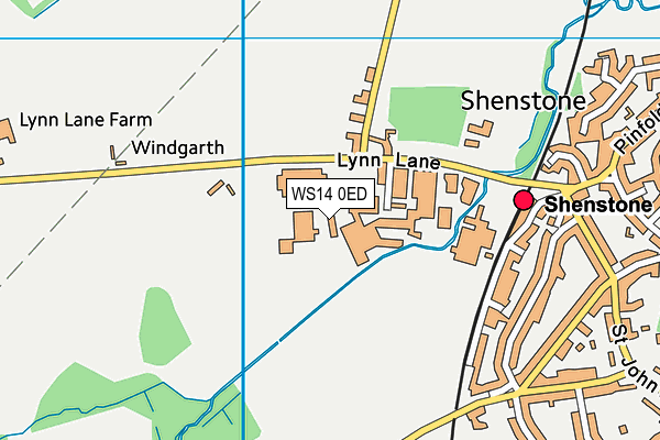 Map of SOUTH STAFFS FREIGHT LIMITED at district scale