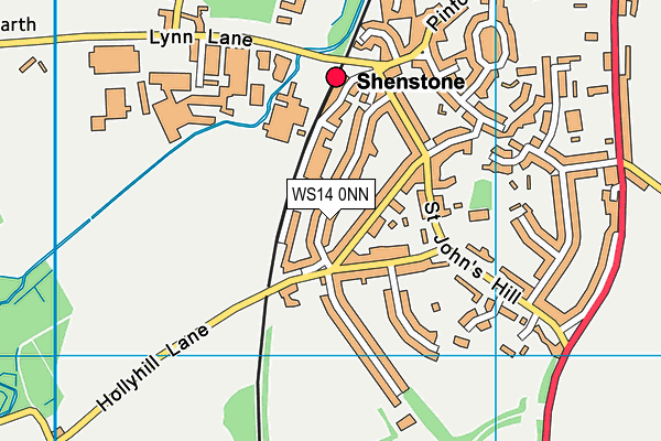 Map of WOODSTONE SYSTEMS LTD at district scale