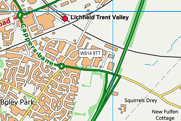 Map of THE BESPOKE ELECTRICAL TRAINING COMPANY LTD at district scale