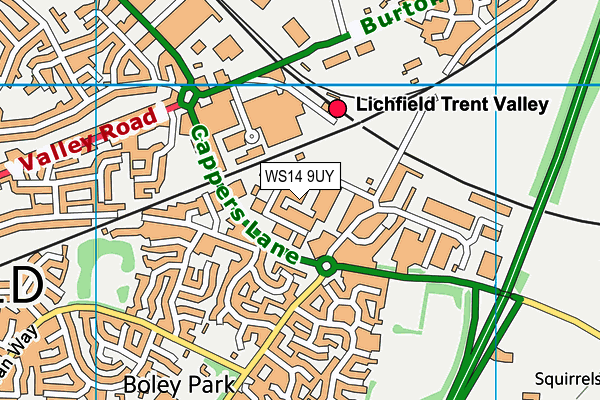 Map of LICHFIELD DESIGN AND CONSTRUCTION LIMITED at district scale