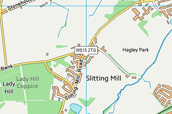 Map of FOREST GALLERY (RUGELEY) LIMITED at district scale