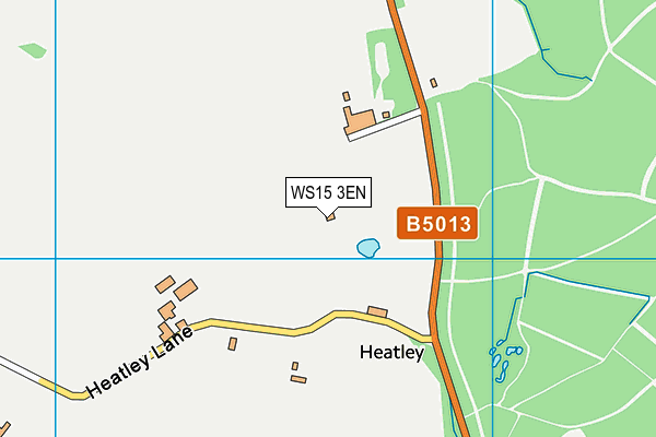 WS15 3EN map - OS VectorMap District (Ordnance Survey)