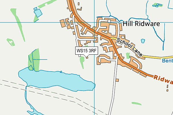 WS15 3RF map - OS VectorMap District (Ordnance Survey)