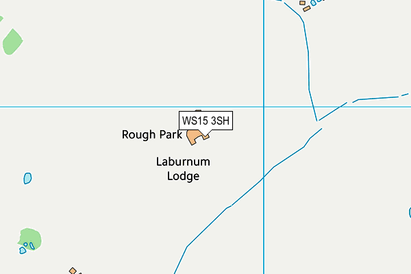 WS15 3SH map - OS VectorMap District (Ordnance Survey)
