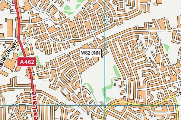 WS2 0NN map - OS VectorMap District (Ordnance Survey)