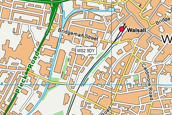 Map of TOP BUILDING DECO WALSALL LTD at district scale