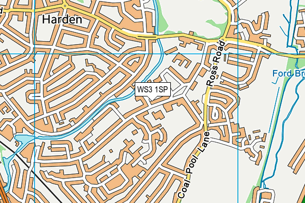 St Thomas of Canterbury Catholic Primary School map (WS3 1SP) - OS VectorMap District (Ordnance Survey)