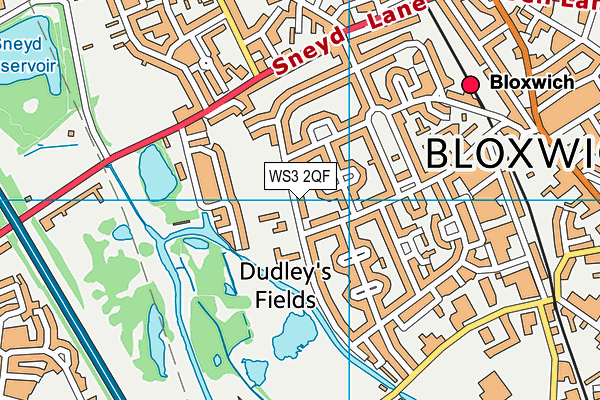 Busill Jones Primary School map (WS3 2QF) - OS VectorMap District (Ordnance Survey)