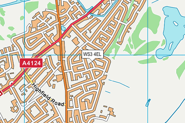 WS3 4EL map - OS VectorMap District (Ordnance Survey)
