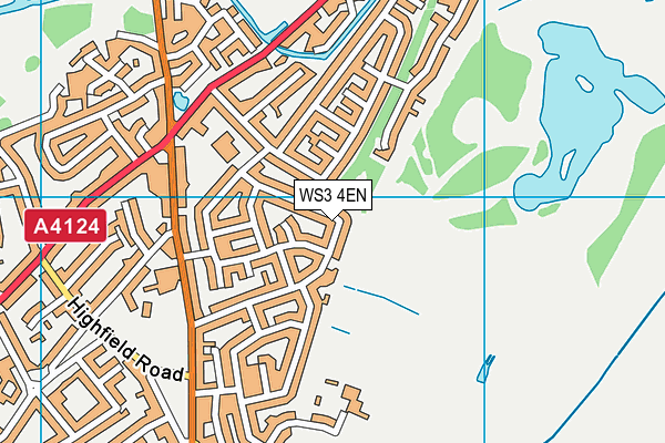 WS3 4EN map - OS VectorMap District (Ordnance Survey)