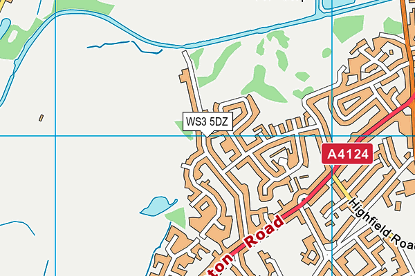 WS3 5DZ map - OS VectorMap District (Ordnance Survey)