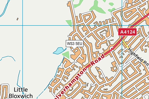 WS3 5EU map - OS VectorMap District (Ordnance Survey)