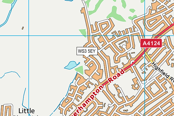 WS3 5EY map - OS VectorMap District (Ordnance Survey)