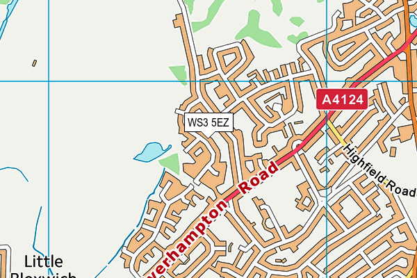 WS3 5EZ map - OS VectorMap District (Ordnance Survey)