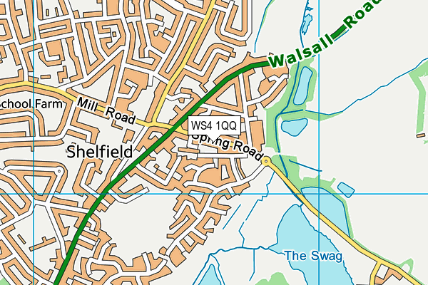 Map of SADDLERS BENCH LIMITED at district scale